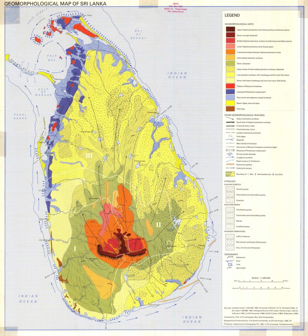 kort over jorden kort i Sri Lanka