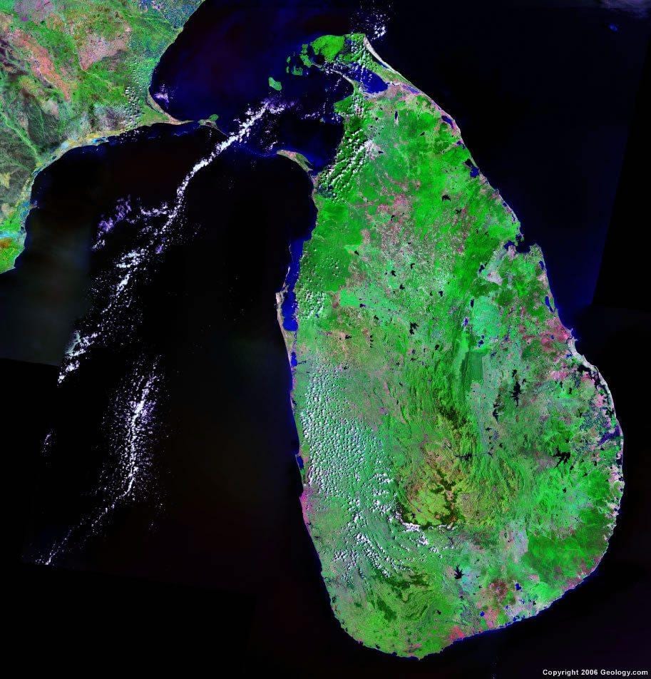 kort Sri Lanka kort online
