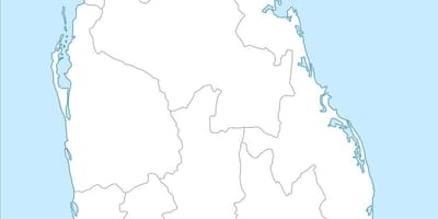 Kort Sri Lanka nidan